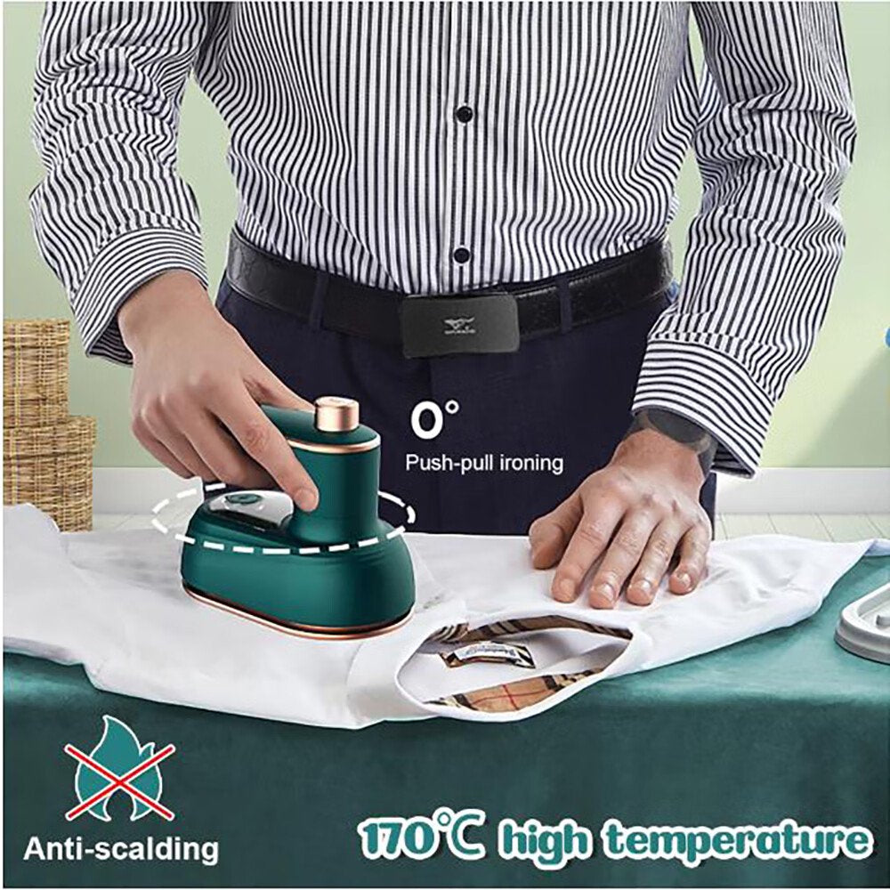 Handheld Garment Steamer Portable Mini Fabric Steam Iron with Measure Cup Fast Heat-Up Garment Steamer for Home Travel